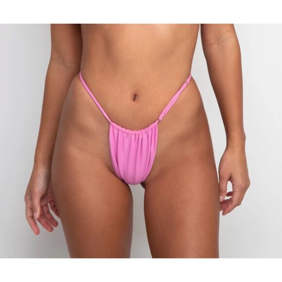 NEW Skatie X Amber Fillerup Clark Bikini Dahlia Pink Ella Top Bobbie Bottom XL - Picture 13 of 14